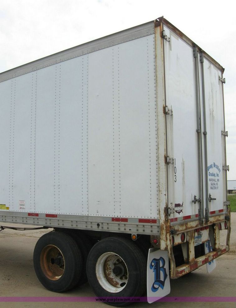 image for item 8091 1999 Wabash 53' dry van trailer