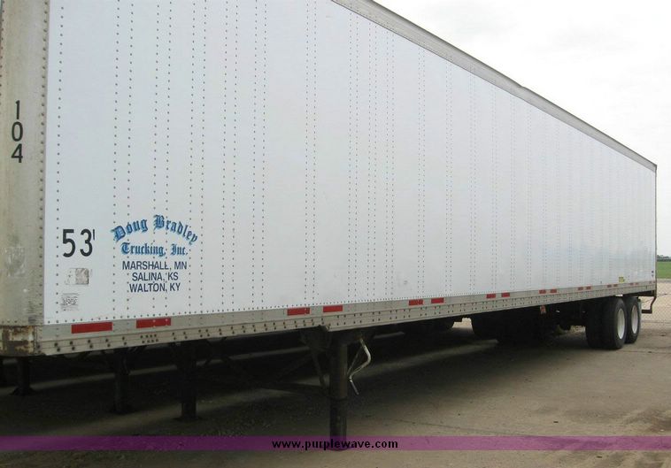 image for item 8092 1999 Wabash 53' dry van trailer