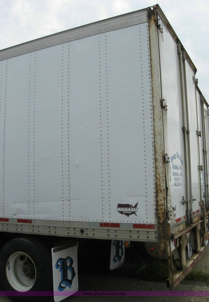 image for item 8092 1999 Wabash 53' dry van trailer