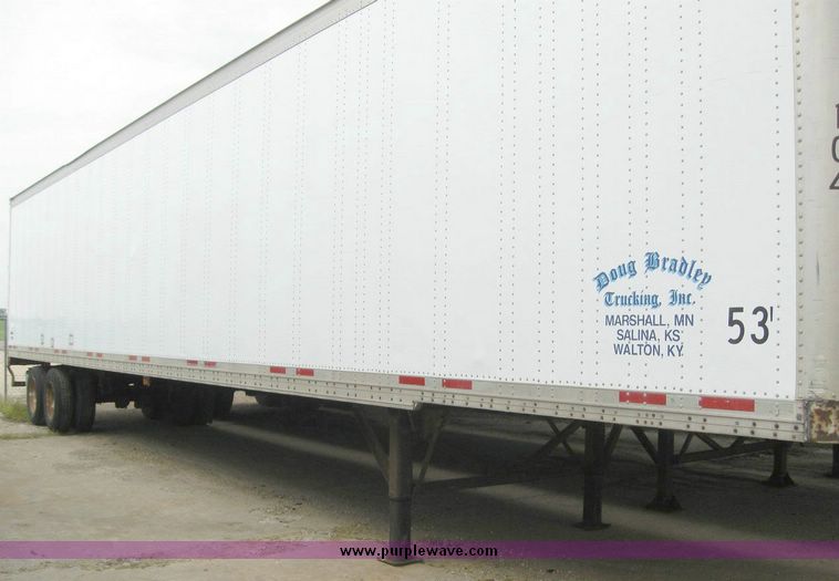 image for item 8092 1999 Wabash 53' dry van trailer
