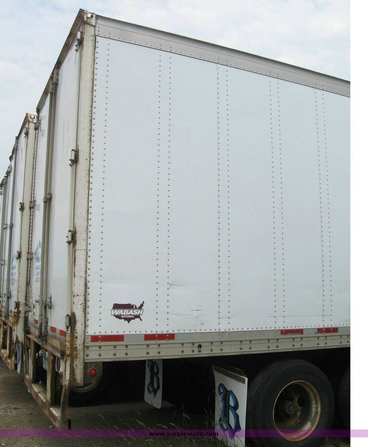 image for item 8092 1999 Wabash 53' dry van trailer