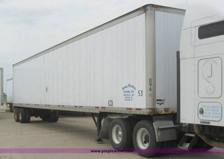 image for item 8093 1999 Wabash 53' dry van trailer