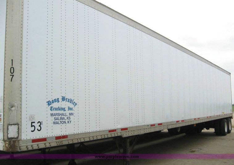 image for item 8094 1999 Wabash 53' dry van trailer