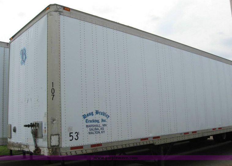 image for item 8094 1999 Wabash 53' dry van trailer