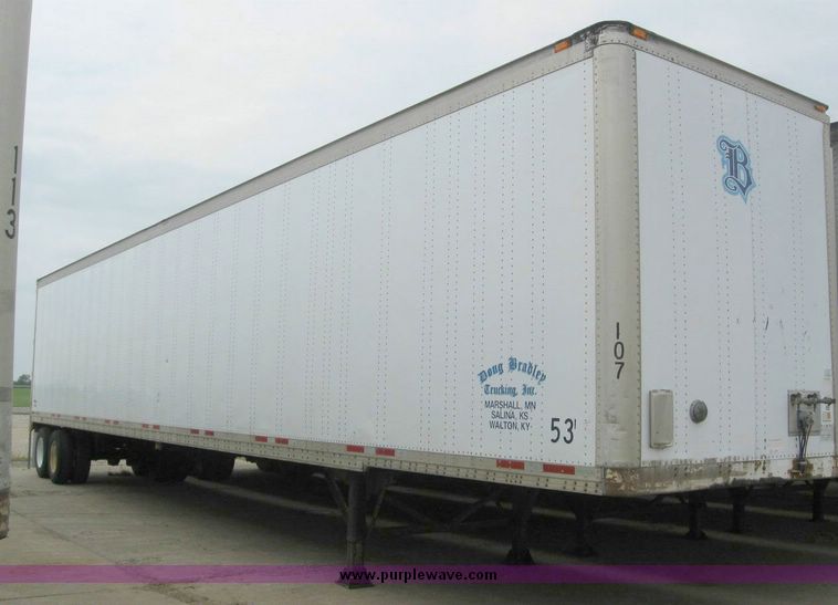 image for item 8094 1999 Wabash 53' dry van trailer