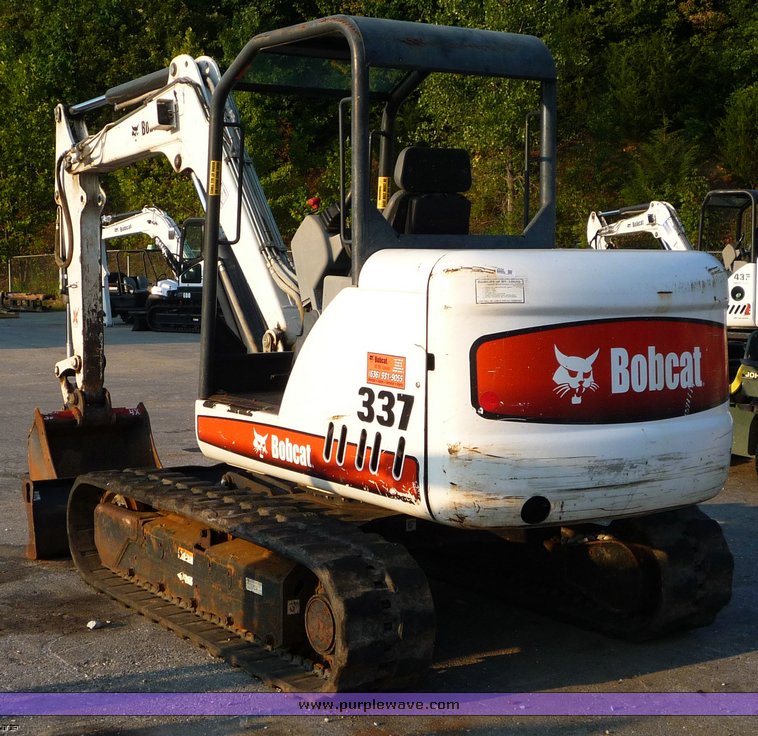 image for item 2056 2005 Bobcat 337 compact track excavator
