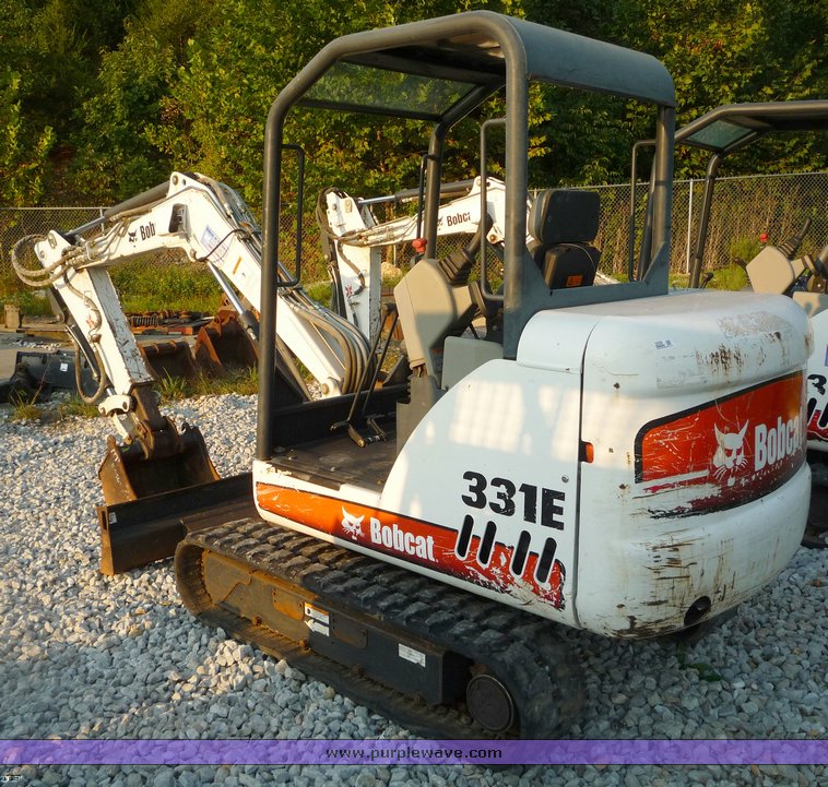 image for item 2059 2005 Bobcat 331E excavator<br />&middot; 1,049 hours on gauge<br />&middot; 40 hp diesel engine<br />&middot; Key-less ignition