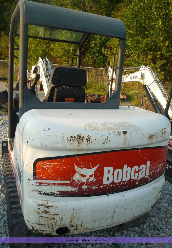 image for item 2059 2005 Bobcat 331E excavator<br />&middot; 1,049 hours on gauge<br />&middot; 40 hp diesel engine<br />&middot; Key-less ignition