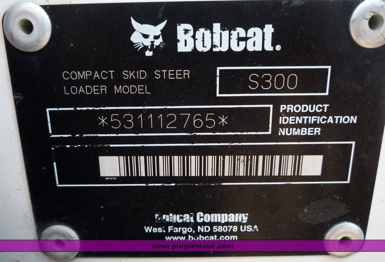image for item 2291 2006 Bobcat S300 skid steer