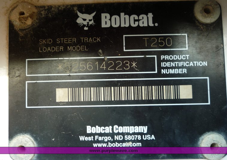 image for item 2296 2005 Bobcat T250 skid steer