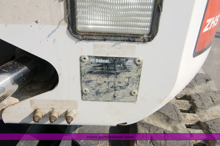 image for item 6004 2006 Bobcat 435G compact excavator