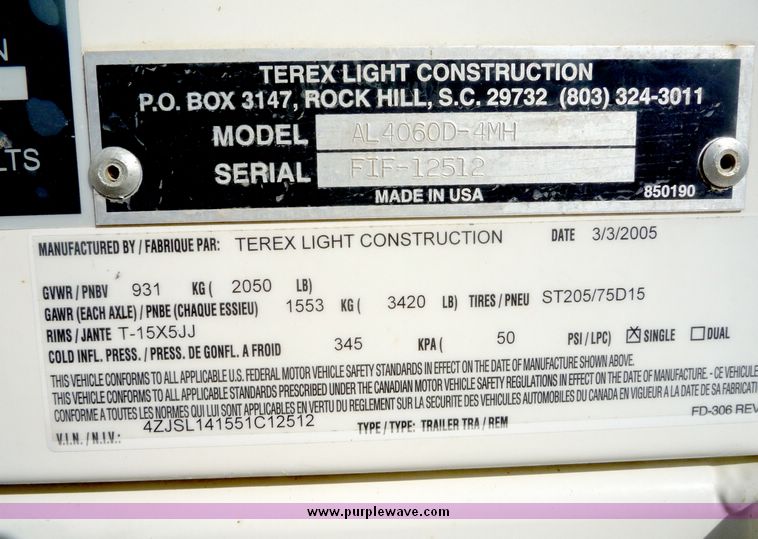image for item 2023 Terex Amida AL4060D-4MH