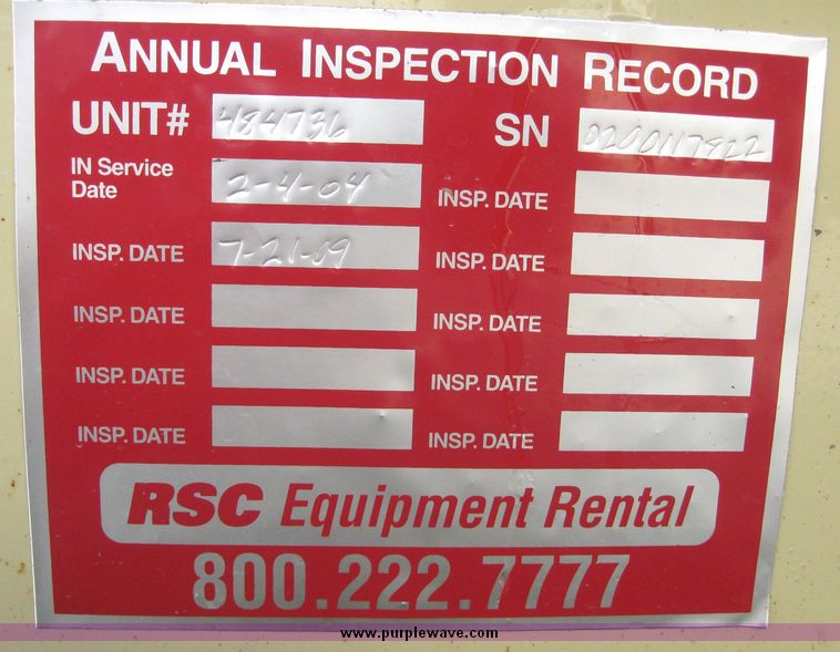 image for item 2196 2004 JLG 2630ES scissor lift