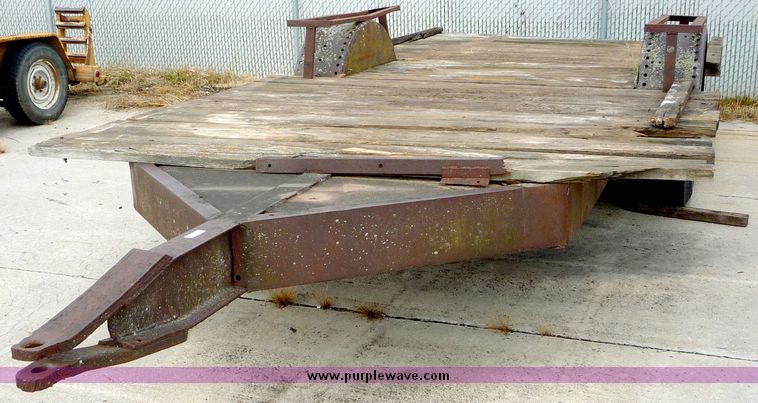 image for item 3594 Shop built single axle trailer