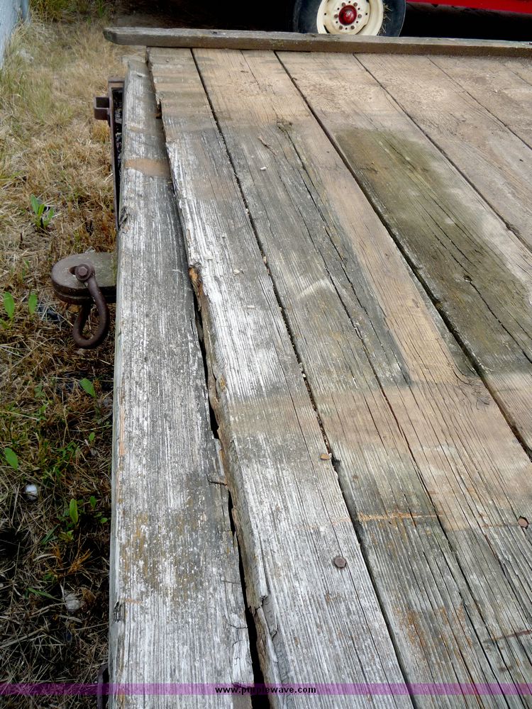 image for item 3594 Shop built single axle trailer