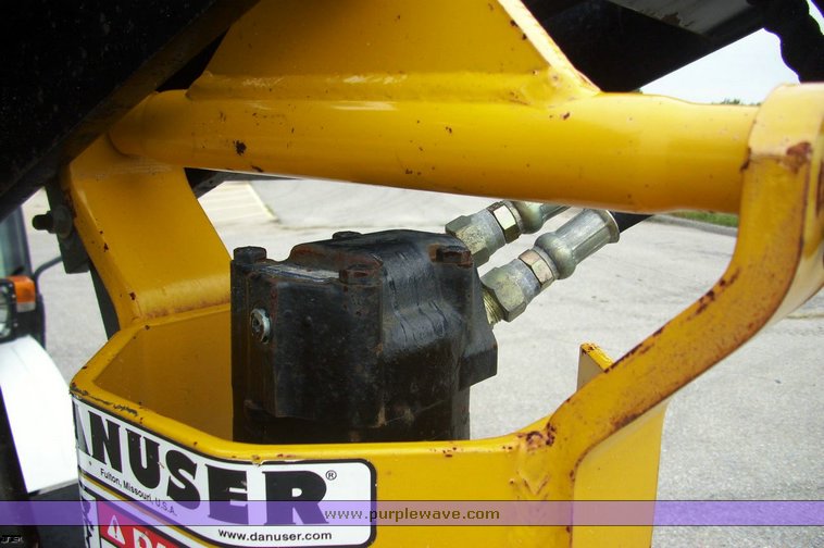 image for item 7169 Danuser hydraulic post hole digger with skid steer mounting kit