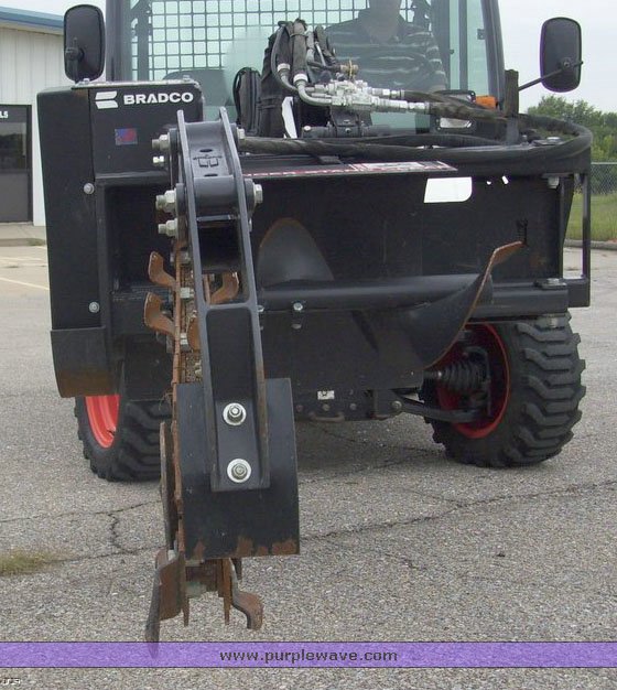 image for item 7170 Bradco 625 6CD 5' skid steer trencher