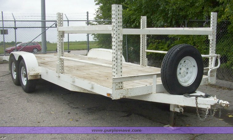 image for item 7174 1991 Sams 22' tandem axle trailer