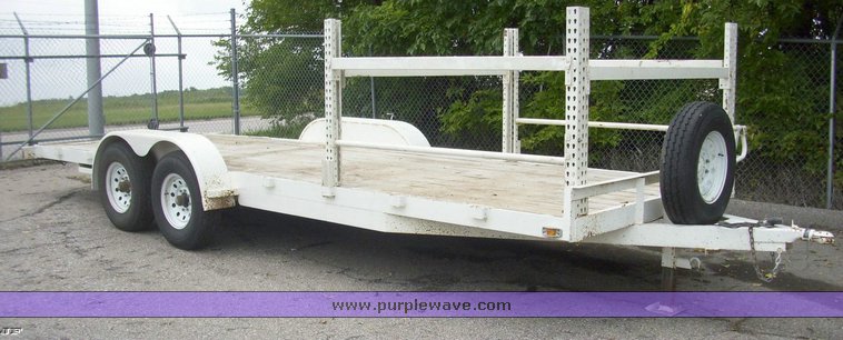 image for item 7174 1991 Sams 22' tandem axle trailer