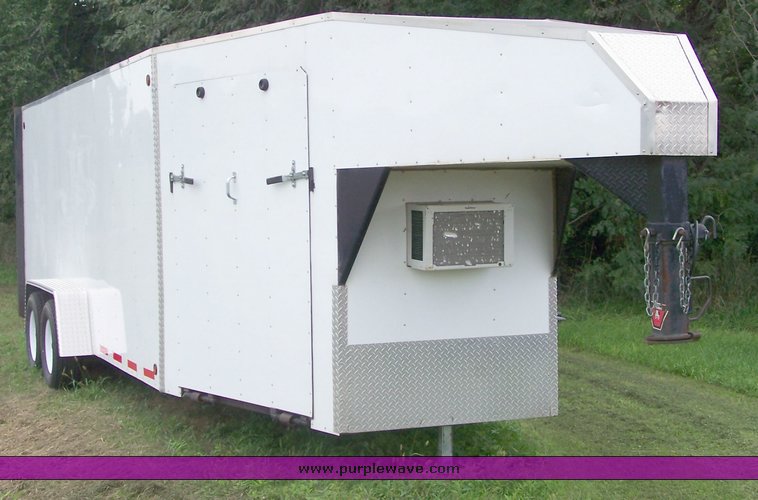 image for item 1200 2004 Farr 24' enclosed cargo trailer