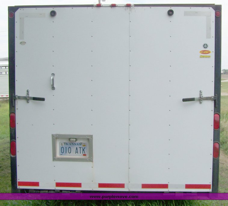 image for item 1200 2004 Farr 24' enclosed cargo trailer