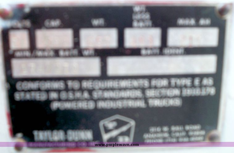 image for item 5159 Taylor-Dunn three wheel electric scooter