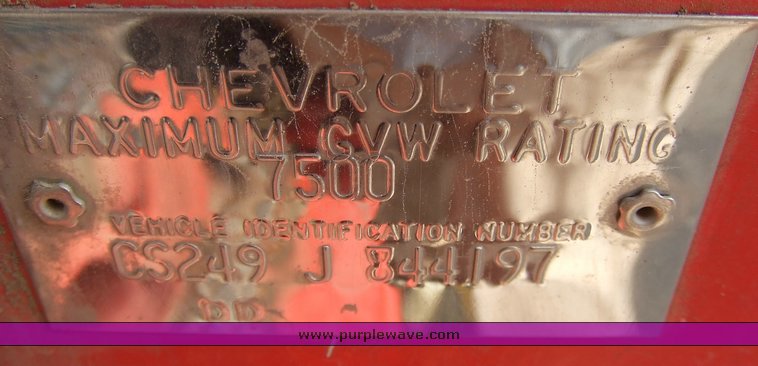 image for item 6010 1969 Chevrolet C/20 pickup truck