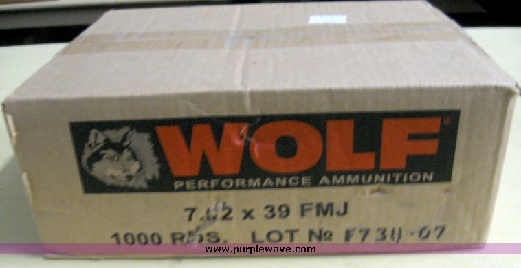 image for item 6589 (1,000) rounds of 7.62 x 39mm ammunition