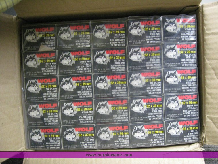 image for item 7276 (1000) rounds of 7.62x39 ammunition