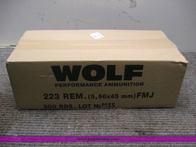 image for item 7277 (500) rounds of .223 ammunition