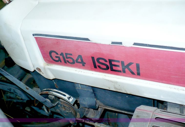 image for item 8561 Bolens G154 utility tractor with loader and backhoe