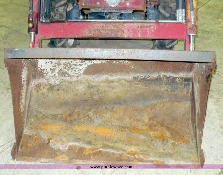 image for item 8561 Bolens G154 utility tractor with loader and backhoe