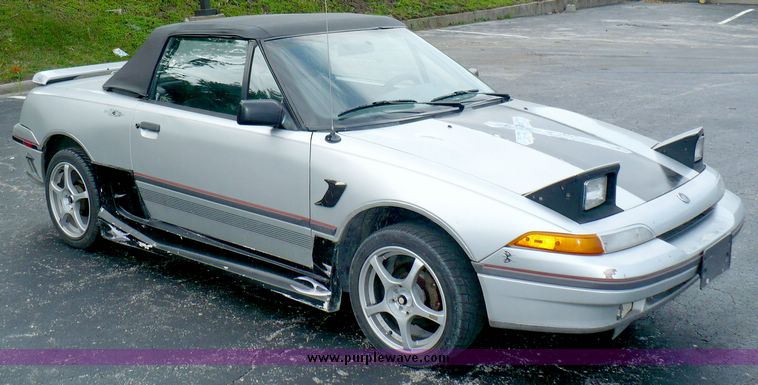 image for item 8564 1991 Mercury Capri XR2 convertible