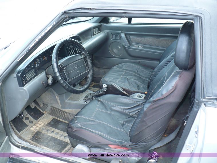 image for item 8564 1991 Mercury Capri XR2 convertible