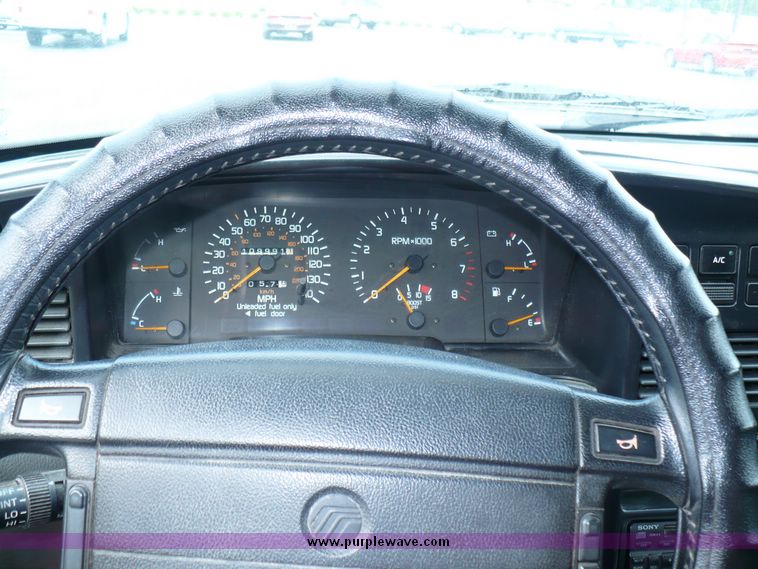 image for item 8564 1991 Mercury Capri XR2 convertible