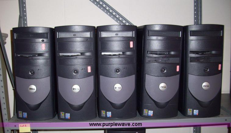 image for item 1503 (5) Dell Optiplex desktop computers
