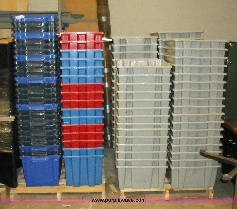 image for item 3642 Approximately 130 assorted plastic totes