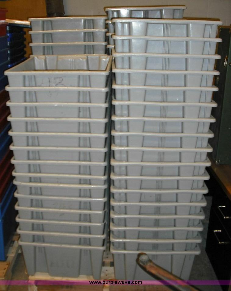 image for item 3642 Approximately 130 assorted plastic totes