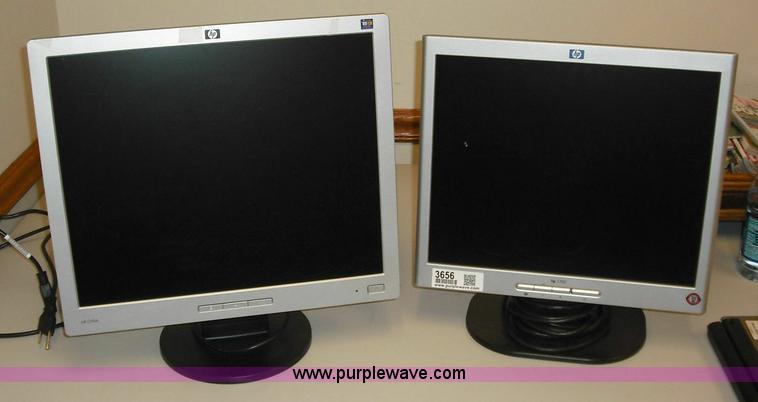 image for item 3656 (2) HP LCD monitors