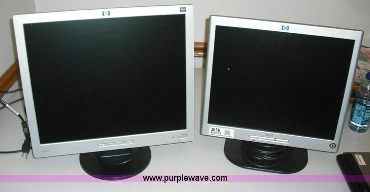 image for item 3656 (2) HP LCD monitors