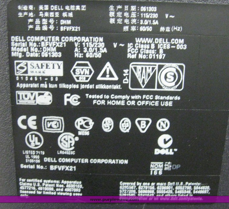 image for item 7443 Dell Optiplex GX260 computer