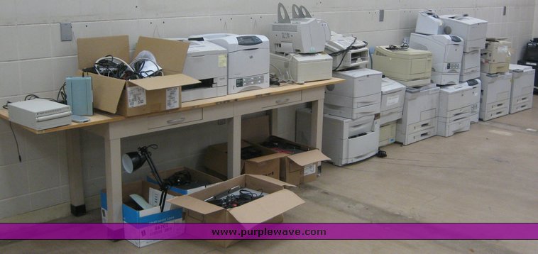 image for item 7448 Assorted printers and computer supplies