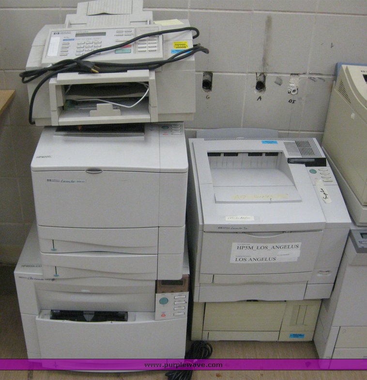 image for item 7448 Assorted printers and computer supplies