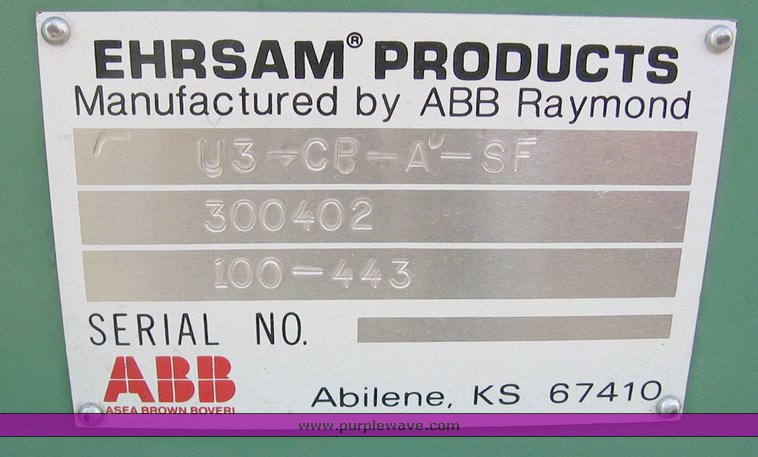 image for item 1202 1994 ABB U3-CP-A-SF Super Vacuum Blaster