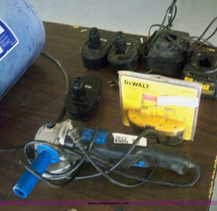 Power glide 4 1/2" angle grinder in Derby, KS Item 3032 sold Purple