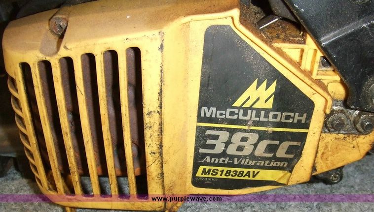 image for item 6029 Mcculloch chainsaw