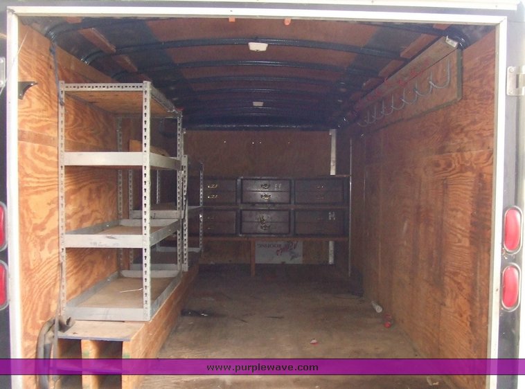 image for item 6066 2001 Haulmark 16' enclosed trailer
