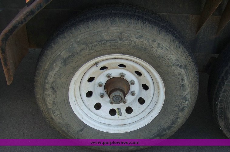 image for item 6068 2006 Haulmark 16' trailer with dump bed and hoist