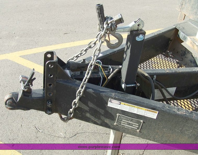 image for item 6068 2006 Haulmark 16' trailer with dump bed and hoist