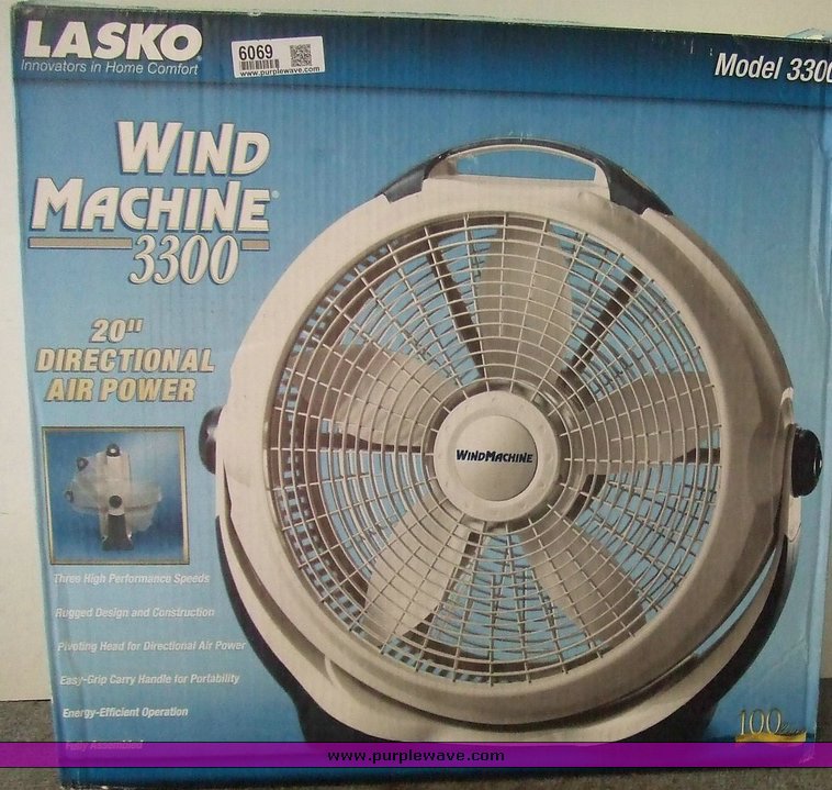image for item 6069 Lasko 20" Wind Machine 3300 fan